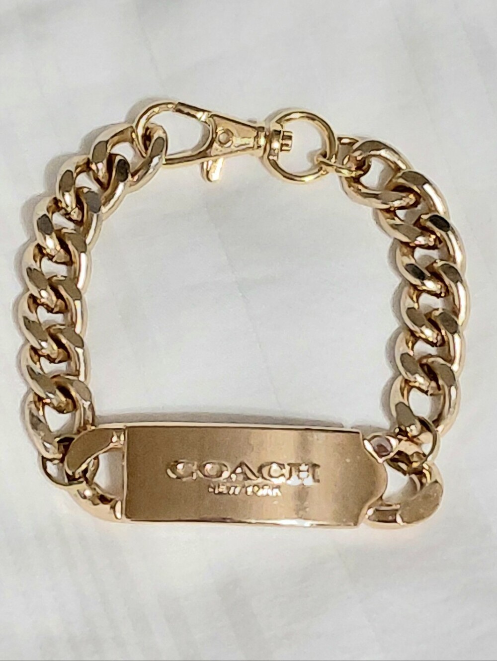 Coach Gold Link Bracelet